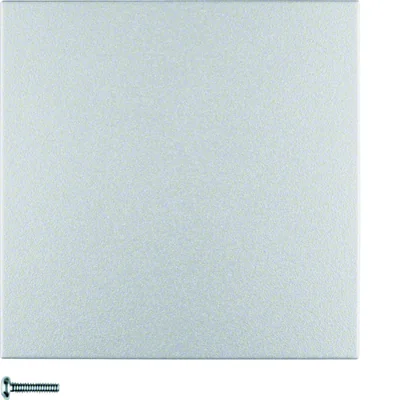 B.KQUADRAT/B.3/B.7 1-gang push-button aluminum matte