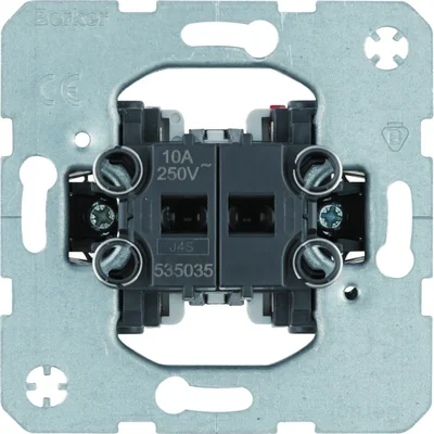 B.Kwadrat Llave para interruptores de 1 tecla, blanco, brillante