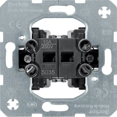 B.Kwadrat Llave para interruptores de 1 tecla, blanco, brillante