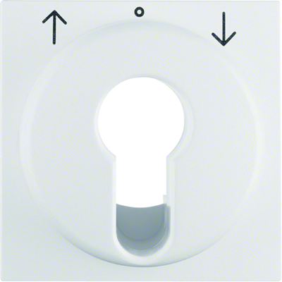 B.Kwadrat/B.3/B.7 Central element for the blind connector with a white key