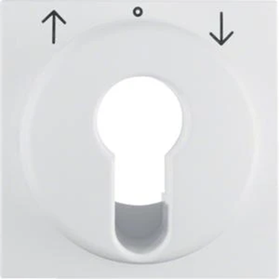 B.Kwadrat/B.3/B.7 Central element for the blind connector with a white key