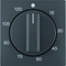 B.KWADRAT/B.3/B.7 Central element with adjustment knob for mechanical time switch anthracite