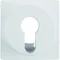 B.KWADRAT/B.3/B.7 Elemento central para interruptor de llave blanco nieve
