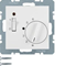 B.KWADRAT/B.3/B.7 Room temperature controller 24V with NO contact, central element and connector, white