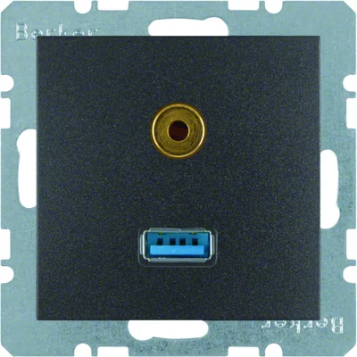 B.KWADRAT/B.3/B.7 Розетка USB/3,5mm jack