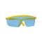 Blau getönte Schutzbrille