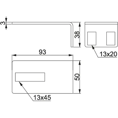 Blechdicke des LCCNMC-Steckverbinders – 3 mm