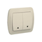 Blind button 230V, beige