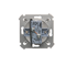 Blind button for controlling the roller shutter from many places (module) 10A 250V screw terminals white