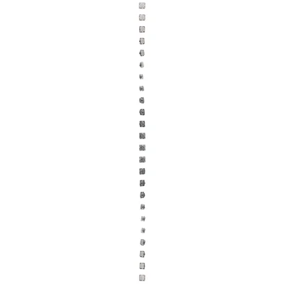 Blind button for controlling the roller shutter from many places (module) 10A 250V screw terminals white
