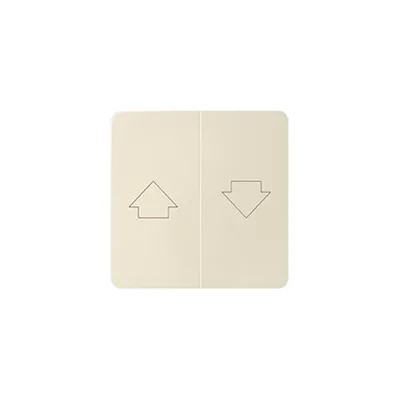 Blind push button, beige