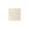 Blind push button, beige