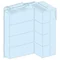 Bloc d'alimentation des tableaux Prisma NSX400 monté horizontalement