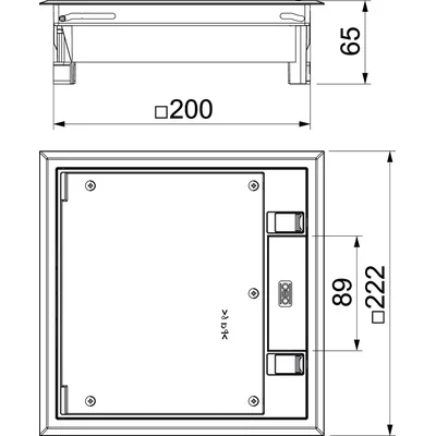 Bloc d'alimentation GES4-2U10T 7011 pour montage universel