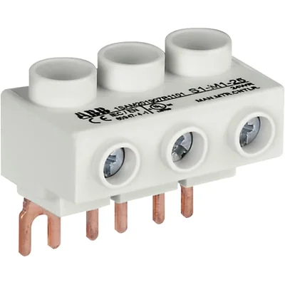 Bloc d'alimentation triphasé S1-M1-25 plat MS132 25 mm²