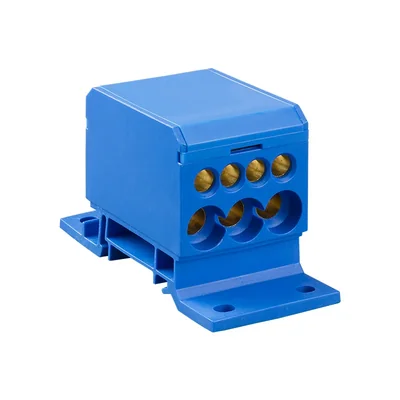 Bloc de distribution DB1-N bleu