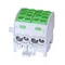Bloc de distribution - dérivation Al/Cu 80220 SIMBLOCK vert