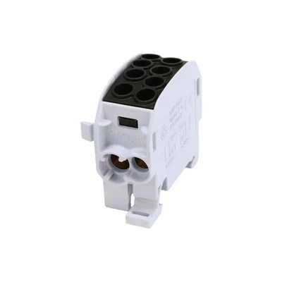 Bloc de distribution - dérivation SCB 35-Cu unipolaire 80210 SIMBLOCK noir