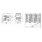 Bloc de distribution - dérivation SCB 70 Al/Cu unipolaire 80310 SIMBLOCK noir