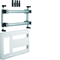 Bloc UNIVERS N avec rail de montage pour 1xNH00(2xNH000)+2x17mod 300x500mm