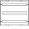 Bloc UNIVERS N pour appareils modulaires 3x24PLE montés horizontalement