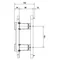 Bloc UNIVERS N pour appareils modulaires montés horizontalement 2x10PLE 300x250mm