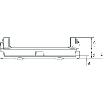 Bloc UNIVERS N pour caméras modulaires 4x12PLE montées horizontalement