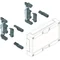 Bloc UNIVERS N pour jeux de barres pos. 12/20/30x5/10mm 60mm 1 pôle 150x250mm