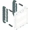 Bloc UNIVERS N pour jeux de barres pos. 12/20/30x5/10mm 60mm 4 pôles 300x250mm