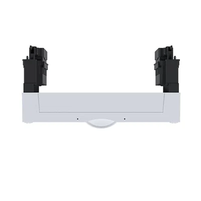 Bloc UNIVERS N pour jeux de barres pos. 12/20/30x5/10mm 60mm 4 pôles 300x250mm