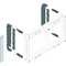 Bloc UNIVERS N pour jeux de barres pos. 12x5/10mm 60mm 4xNH00(8xNH000) 300x500mm
