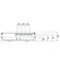 Bloc UNIVERS N pour jeux de barres vertical. 100mm 3 pôles 4 rails NH00 300x500mm