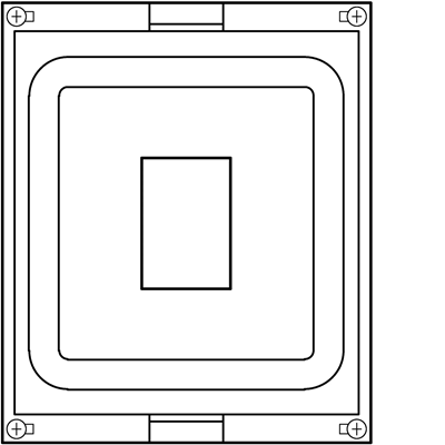 Bloc UNIVERS N pour sectionneur de charge 160A