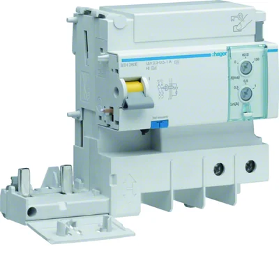 Blocco corrente differenziale di breve durata per MCB HMxxxx 1P+N 125A/0,3-1A Tipo A-HI
