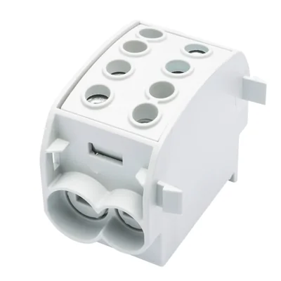 Blocco di distribuzione - derivazione Al/Cu 80310 SIMBLOCK grigio
