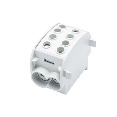 Blocco di distribuzione - derivazione Al/Cu 80310 SIMBLOCK grigio