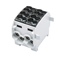 Blocco di distribuzione - derivazione SCB 25-2 Al/Cu unipolare doppio 80120 SIMBLOCK nero