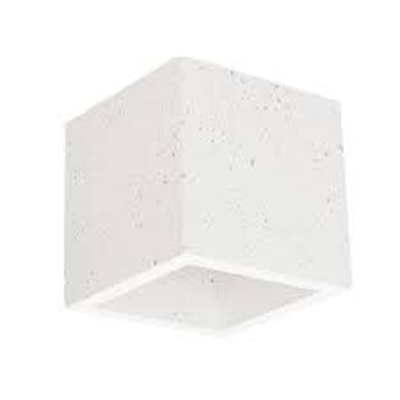 BLOCK G9 1X28W WALL LAMP CONCRETE WHITE