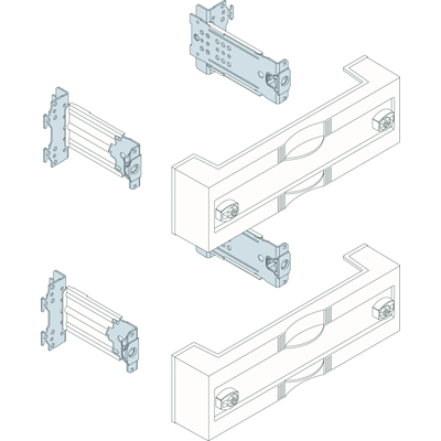 Block UNIVERS N empty 75x250mm 2 pieces