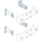 Block UNIVERS N empty 75x250mm 2 pieces