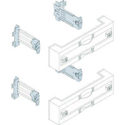 Block UNIVERS N empty 75x250mm 2 pieces