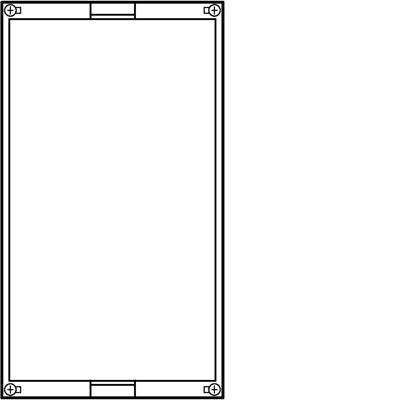 Block UNIVERS N leer 450x250mm