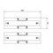 Block UNIVERS N leer 75x250mm 2 Stück