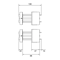 Block UNIVERS N leer 75x250mm 2 Stück