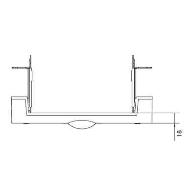 Block UNIVERS N leer 75x250mm 2 Stück