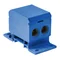 Blok rozdzielczy, Al/Cu, 2x6-70mm2 / 2x6-70mm2, 160A, 600V, niebieski