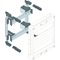 Blok UNIVERS N dla aparatów modułowych montowanych poziomo 2x12PLE 300x250mm