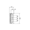 Blok UNIVERS N dla szyn zbior. poz. 12x5/10mm 60mm 4xNH00(8xNH000) 300x500mm