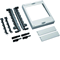 Blok UNIVERS N dla szyn zbior.poz. 12x5/10mm 40mm 2xNH00(4xNH000) 300x250mm