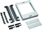 Blok UNIVERS N dla szyn zbior.poz. 12x5/10mm 40mm 2xNH00(4xNH000) 300x250mm